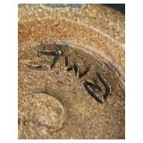 Set of 5 Handmade Glazed Pottery Bowls