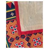 Colorful Geometric Patterned Tapestry