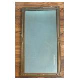 Vintage Rectangular Wall Mirror with Decorative Frame