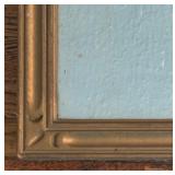 Vintage Rectangular Wall Mirror with Decorative Frame