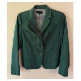 Talbots Green Blazer Jacket Size 10