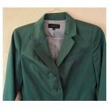 Talbots Green Blazer Jacket Size 10