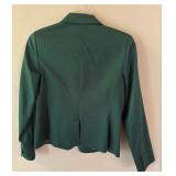 Talbots Green Blazer Jacket Size 10