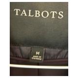 Talbots Quilted Polka Dot Vest Size Medium