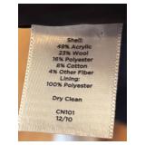 Talbots Black White Tweed Jacket Size 10/12