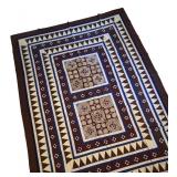 Vintage Handmade Geometric Quilt