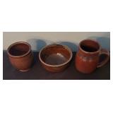 Handcrafted Pottery Plates, Bowls, and Mugs