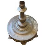 Vintage Floor Lamp with Glass Shade