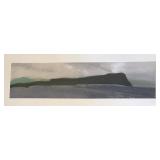 Perry Ingli Original Pastel Painting - Mississippi River Series, Lake Pepin Point