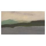 Perry Ingli Original Pastel Painting - Mississippi River Series, Lake Pepin Point