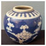 Set of 3 Decorative Blue Ceramic and Porcelain Vases Assorted Designs