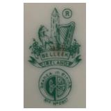 Belleek Heart Shaped Porcelain Bowl