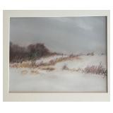 Framed Landscape Print with Matte Border