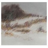 Framed Landscape Print with Matte Border