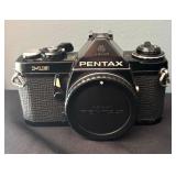 Pentax ME Film Camera with Lenses, Vivitar Flash and More