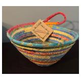 Set of 2 Handcrafted Woven Bowls by Root River Baskets and Julie Weisbecker