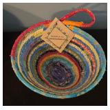 Set of 2 Handcrafted Woven Bowls by Root River Baskets and Julie Weisbecker