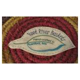 Set of 2 Handcrafted Woven Bowls by Root River Baskets and Julie Weisbecker