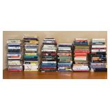 Large Assorted Book Collection including Bird Guides, Nature, History, and Novels