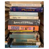 Large Assorted Book Collection including Bird Guides, Nature, History, and Novels