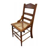 Vintage Caned Seat Wooden Chair