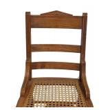 Vintage Caned Seat Wooden Chair