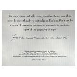 Limited Edition Wilderness Letter Print by Wallace Stegner