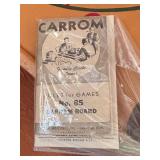 Vintage Carrom Game Board No. 85 with Rules