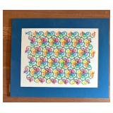 Original Abbie Anderson Fish Tessellation Unframed Artwork