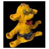 Handmade Yellow Abstract Ceramic Sculpture