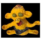 Handmade Yellow Abstract Ceramic Sculpture