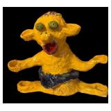 Handmade Yellow Abstract Ceramic Sculpture