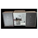 Philips Stereo System with CD Player, Dual Tape Deck, and Speakers Model:  FWC35C