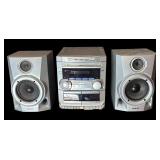 Philips Stereo System with CD Player, Dual Tape Deck, and Speakers Model:  FWC35C