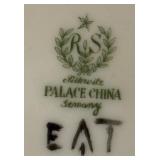 RS Tillowitz Palace China Platter with Six Plates with Art Deco Pattern