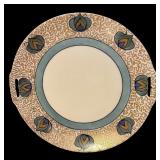 RS Tillowitz Palace China Platter with Six Plates with Art Deco Pattern