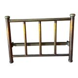 Vintage Twin Metal Headboard and Footboard Set