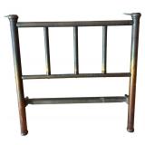 Vintage Twin Metal Headboard and Footboard Set