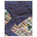 Vintage Handmade Patchwork Quilt Tapestry