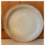 Handmade Pottery Platter and Bowls with Speckled Glaze