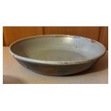 Handmade Pottery Platter and Bowls with Speckled Glaze