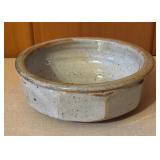 Handmade Pottery Platter and Bowls with Speckled Glaze
