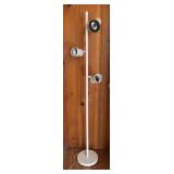 Vintage White Floor Lamp with 3 Adjustable Spotlights