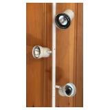 Vintage White Floor Lamp with 3 Adjustable Spotlights