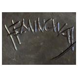 Hemingway Studio Pottery Vase with Insect Design