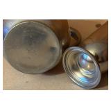 Vintage Pewter Pitcher and Coffee Pot