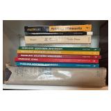 Large Book Collection Including Travel, Nature, Reference, Coffee Themed Titles and More