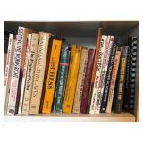 Large Book Collection Including Travel, Nature, Reference, Coffee Themed Titles and More