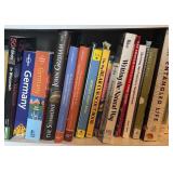 Large Book Collection Including Travel, Nature, Reference, Coffee Themed Titles and More