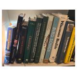 Large Book Collection Including Travel, Nature, Reference, Coffee Themed Titles and More